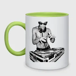 Кружка двухцветная Брюс Ли Dj