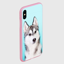 Чехол для iPhone XS Max матовый Blue - фото 2
