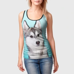 Женская майка 3D Blue - фото 2