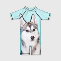 Детский купальный костюм 3D Blue