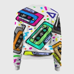 Женский бомбер 3D Кассеты