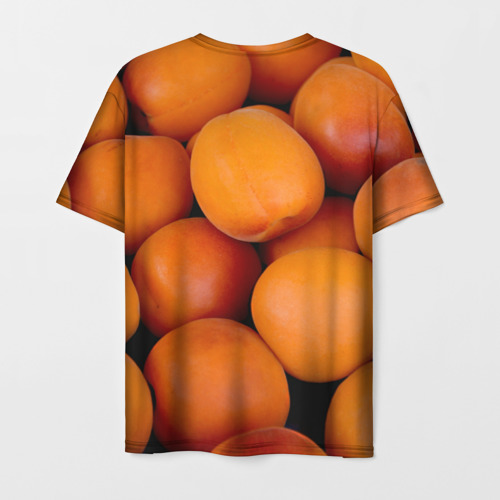 Мужская футболка 3D Абрикосовый узор, цвет 3D печать - фото 2