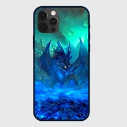 Чехол для iPhone 12 Pro Max Синий дракон
