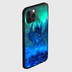 Чехол для iPhone 12 Pro Max Синий дракон - фото 2