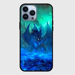 Чехол для iPhone 13 Pro Max Синий дракон