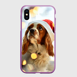 Чехол для iPhone XS Max матовый Рождество