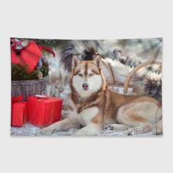 Флаг-баннер Хаски