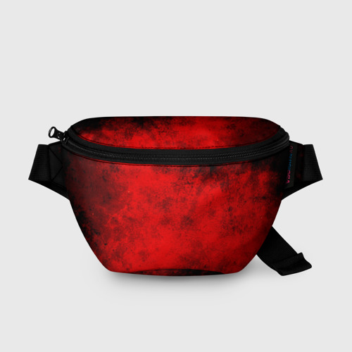 Поясная сумка 3D Grunge red