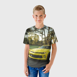 Детская футболка 3D Chevrolet Camaro - фото 2