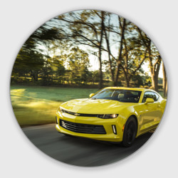 Круглый коврик для мышки Chevrolet Camaro