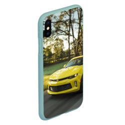 Чехол для iPhone XS Max матовый Chevrolet Camaro - фото 2