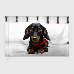 Флаг 3D Пёсик