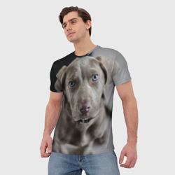 Мужская футболка 3D Puppy - фото 2