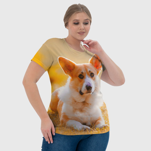 Женская футболка 3D Взгляд, цвет 3D печать - фото 6