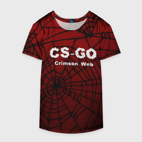 Накидка на куртку 3D CS:GO Crimson Web, цвет 3D печать - фото 4