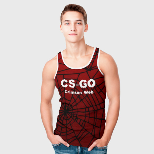 Мужская майка 3D CS:GO Crimson Web, цвет 3D печать - фото 5