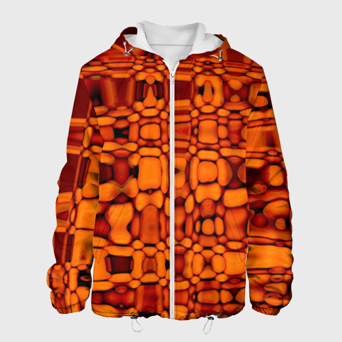 Мужская куртка 3D Апельсиновая абстракция, цвет 3D печать