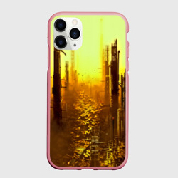 Чехол для iPhone 11 Pro Max матовый Deus ex
