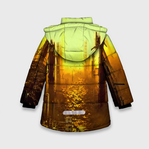 Зимняя куртка для девочек 3D Deus ex, цвет красный - фото 2