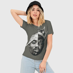 Женская футболка 3D Slim Короли хип-хопа! - фото 2