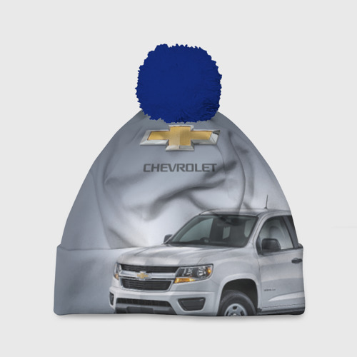 Шапка 3D c помпоном Chevrolet пикап, цвет 3D печать