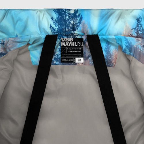 Зимняя куртка для девочек 3D Woodland, цвет светло-серый - фото 7
