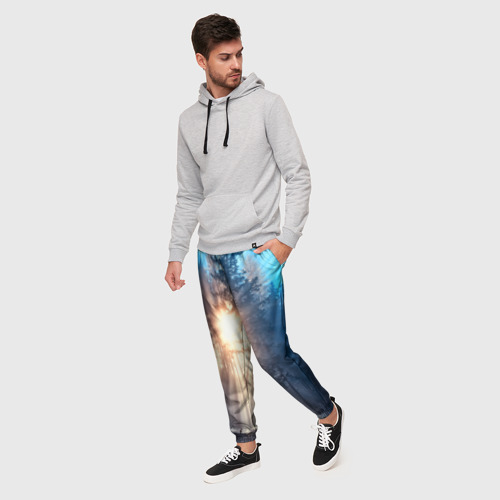 Мужские брюки 3D Woodland, цвет 3D печать - фото 3