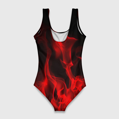Женский купальник 3D Красный огонь, цвет 3D печать - фото 2
