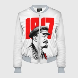 Женский бомбер 3D Ленин
