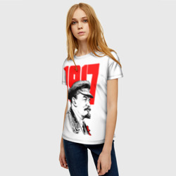 Женская футболка 3D Ленин - фото 2