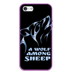 Чехол для iPhone 5/5S матовый Волк среди овец