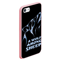 Чехол для iPhone 5/5S матовый Волк среди овец - фото 2