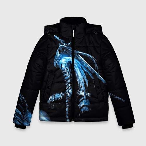 Зимняя куртка для мальчиков 3D Dark Souls, цвет светло-серый