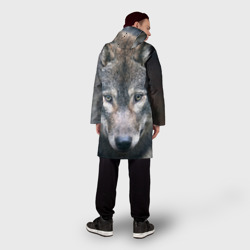 Мужской дождевик 3D Серый волк - фото 2