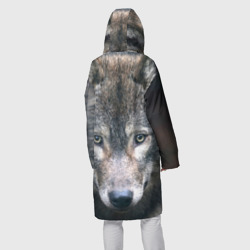Женский дождевик 3D Серый волк - фото 2