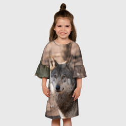 Детское платье 3D Серый волк - фото 2