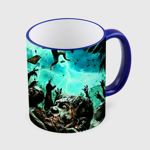 Кружка с полной запечаткой Dead Island, цвет Кант синий - фото 3
