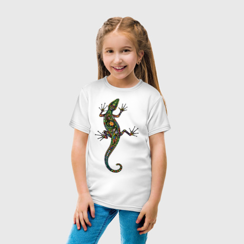 Детская футболка хлопок Ящерица - фото 5