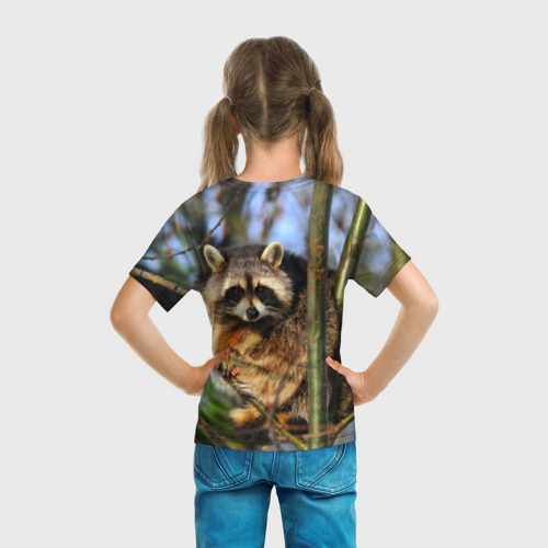 Детская футболка 3D Енот - фото 6