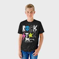 Детская футболка 3D Рождён быть рок-звездой - фото 2
