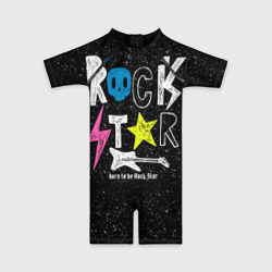 Детский купальный костюм 3D Рождён быть рок-звездой