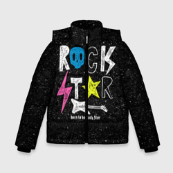 Зимняя куртка для мальчиков 3D Рождён быть рок-звездой