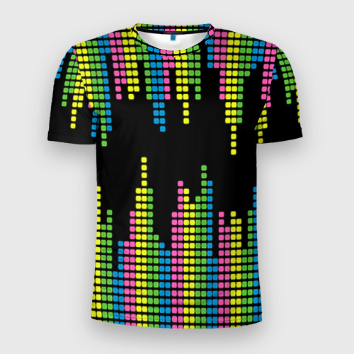 Мужская Спортивная футболка Эквалайзер (3D)