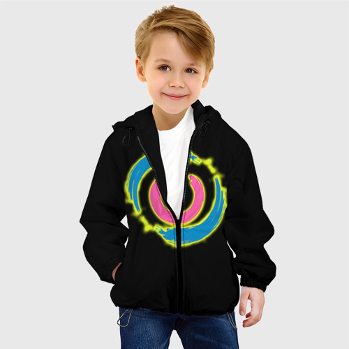Детская куртка 3D Вкл/Выкл, цвет черный - фото 3