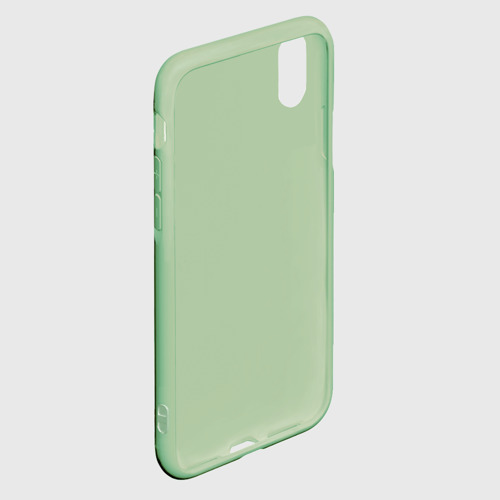 Чехол для iPhone XS Max матовый Лесной камуфляж - фото 4