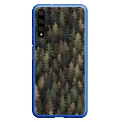 Чехол для Honor 20 Лесной камуфляж