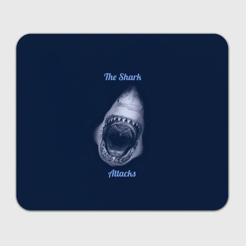 Прямоугольный коврик для мышки the shark attacks