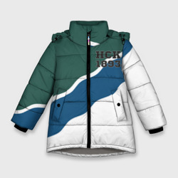 Зимняя куртка для девочек 3D Новосибирск герб