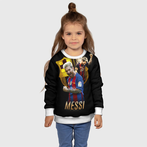 Детский свитшот 3D Messi, цвет 3D печать - фото 7