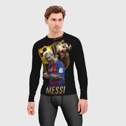 Мужской рашгард 3D Messi - фото 2